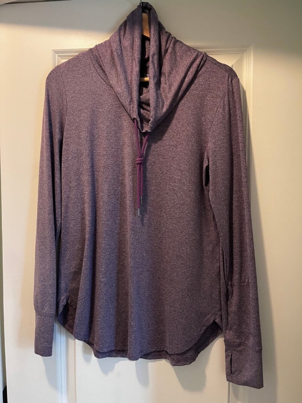 Stitch Fix Dusty Purple Cowl-Neck Long-Sleeve Top - Size S